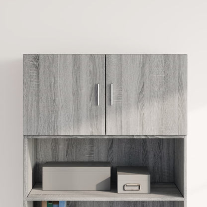 vidaXL Wall Cabinet Grey Sonoma 80x42,5x40 cm Engineered Wood