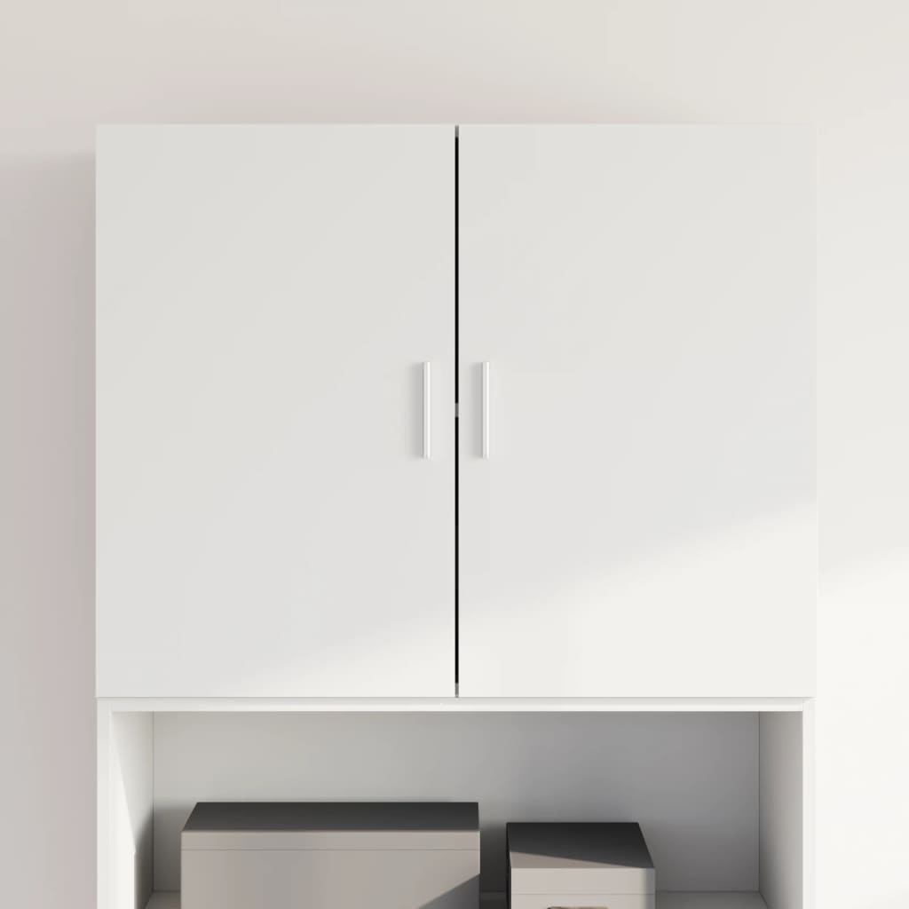 vidaXL Wall Cabinet White 80x42,5x64 cm Engineered Wood