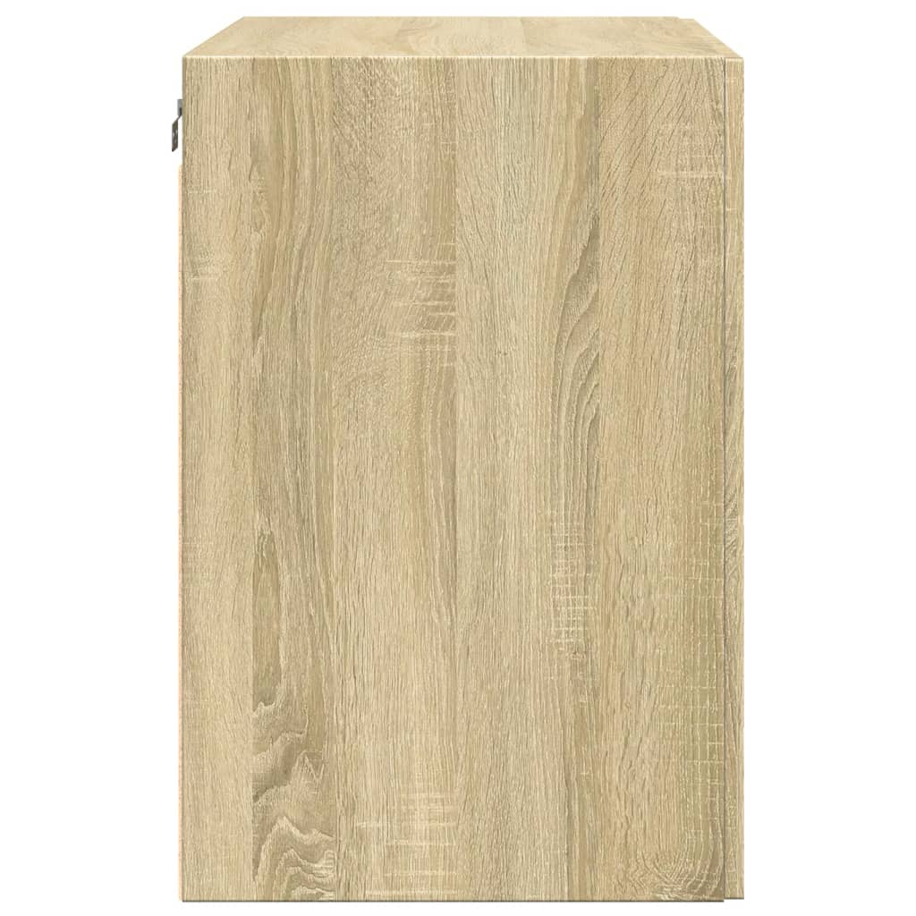 vidaXL Wall Cabinet Sonoma Oak 80x42,5x64 cm Engineered Wood