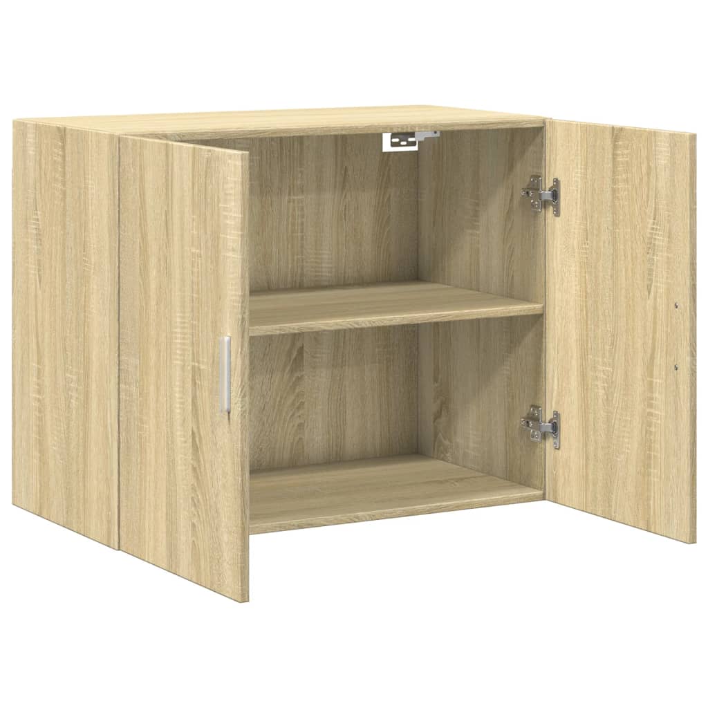 vidaXL Wall Cabinet Sonoma Oak 80x42,5x64 cm Engineered Wood