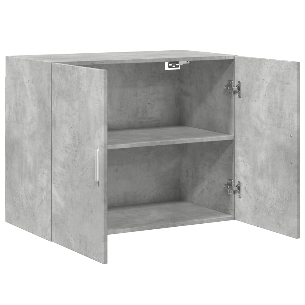 vidaXL Wall Cabinet Concrete Grey 80x42.5x64 cm Engineered Wood