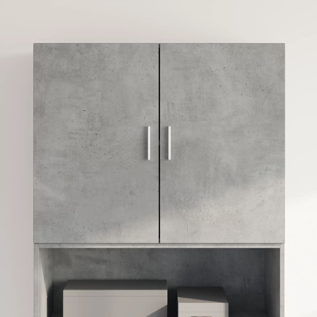 vidaXL Wall Cabinet Concrete Grey 80x42,5x64 cm Engineered Wood