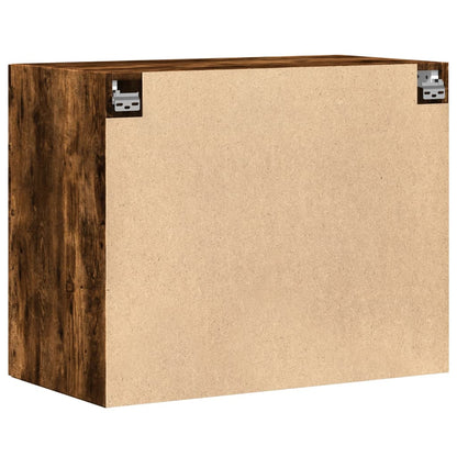 vidaXL Wall Cabinet Smoked Oak 80x42,5x64 cm Engineered Wood