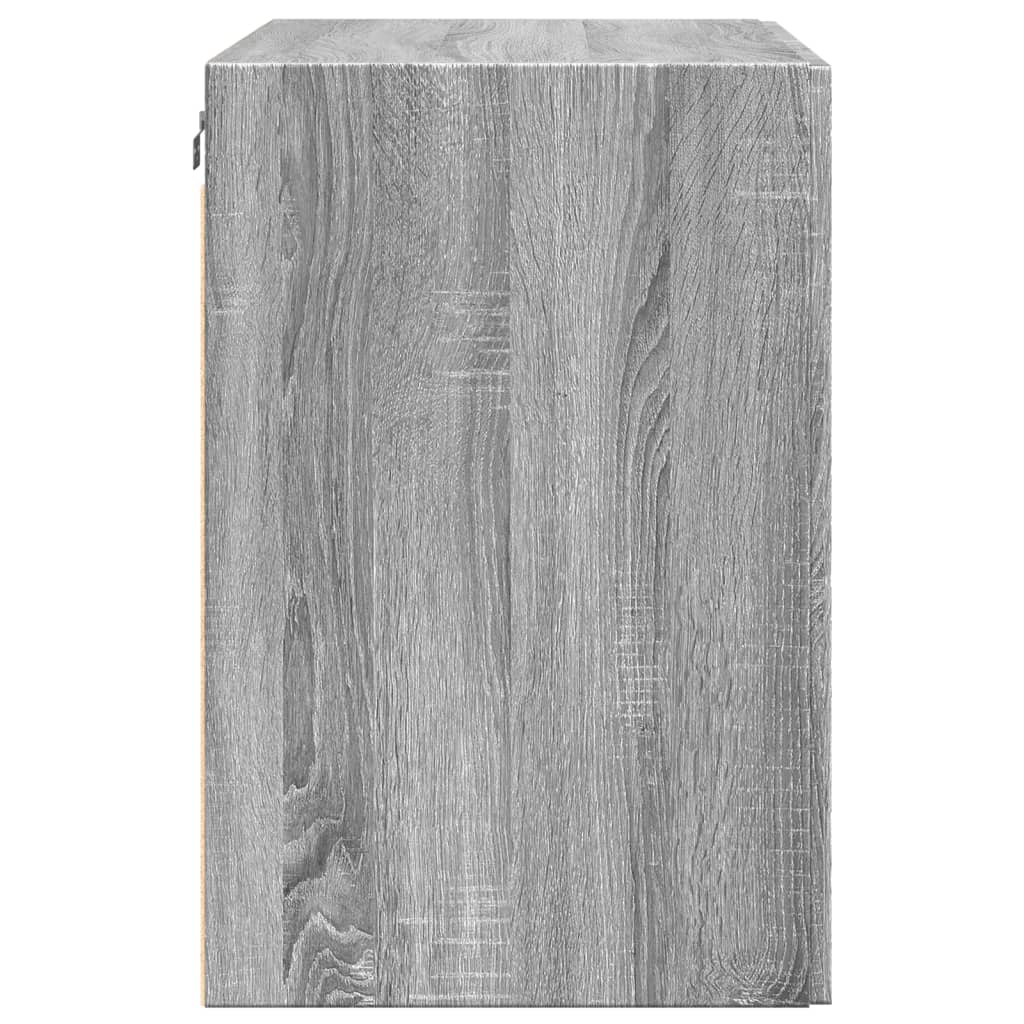 vidaXL Wall Cabinet Grey Sonoma 80x42,5x64 cm Engineered Wood