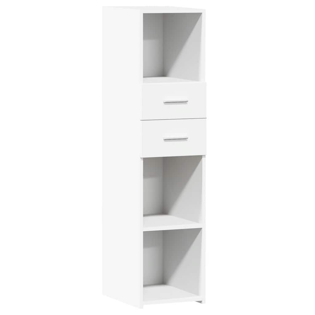 vidaXL Highboard White 30x42,5x124 cm Engineered Wood