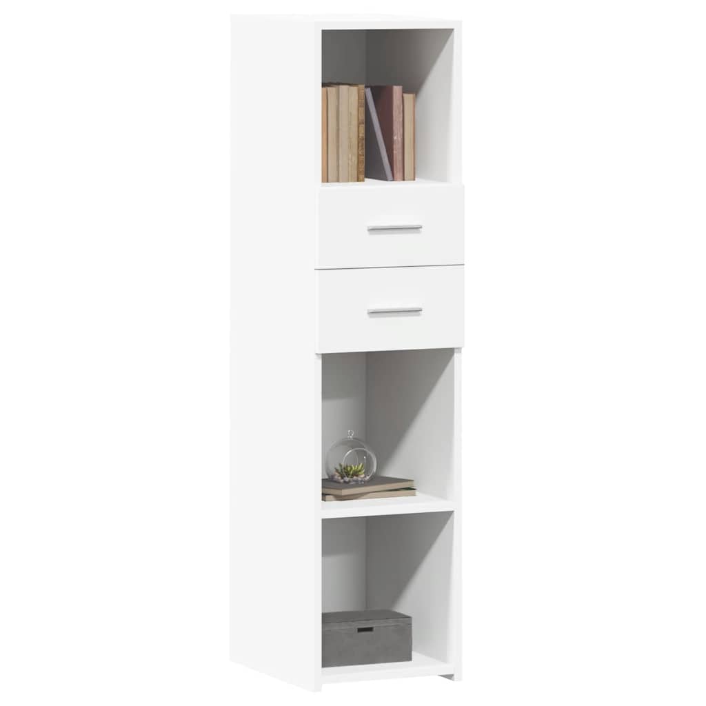 vidaXL Highboard White 30x42,5x124 cm Engineered Wood