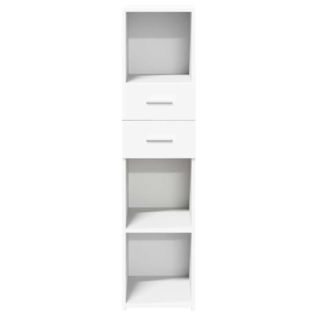 vidaXL Highboard White 30x42,5x124 cm Engineered Wood
