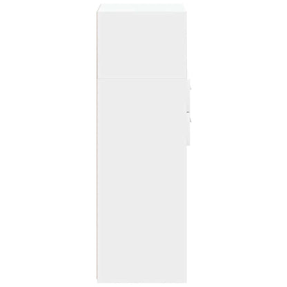 vidaXL Highboard White 30x42,5x124 cm Engineered Wood