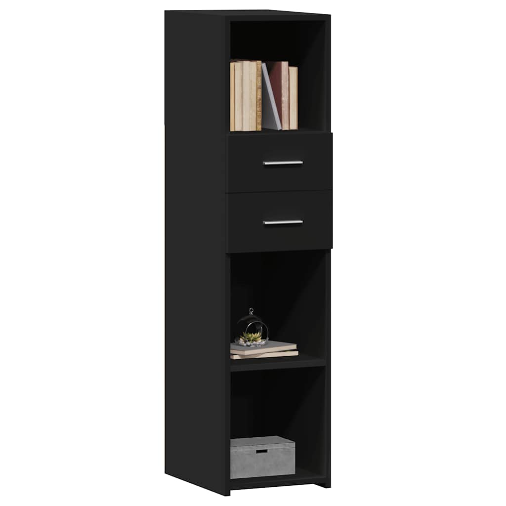 vidaXL Highboard Black 30x42,5x124 cm Engineered Wood