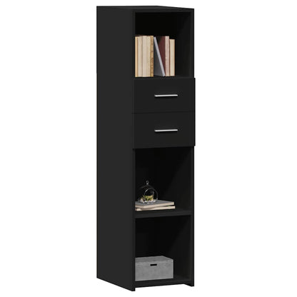 vidaXL Highboard Black 30x42,5x124 cm Engineered Wood