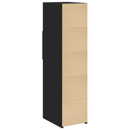 vidaXL Highboard Black 30x42,5x124 cm Engineered Wood