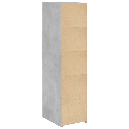 vidaXL Highboard Concrete Grey 30x42,5x124 cm Engineered Wood