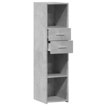 vidaXL Highboard Concrete Grey 30x42,5x124 cm Engineered Wood