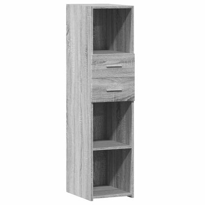 vidaXL Highboard Grey Sonoma 30x42,5x124 cm Engineered Wood
