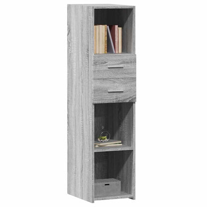 vidaXL Highboard Grey Sonoma 30x42,5x124 cm Engineered Wood