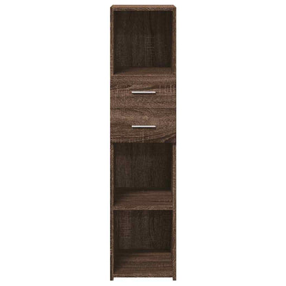 vidaXL Highboard Brown Oak 30x42,5x124 cm Engineered Wood
