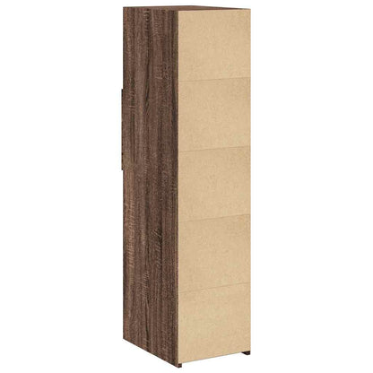vidaXL Highboard Brown Oak 30x42,5x124 cm Engineered Wood