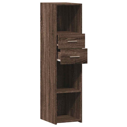 vidaXL Highboard Brown Oak 30x42,5x124 cm Engineered Wood