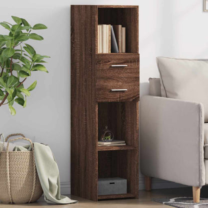 vidaXL Highboard Brown Oak 30x42,5x124 cm Engineered Wood