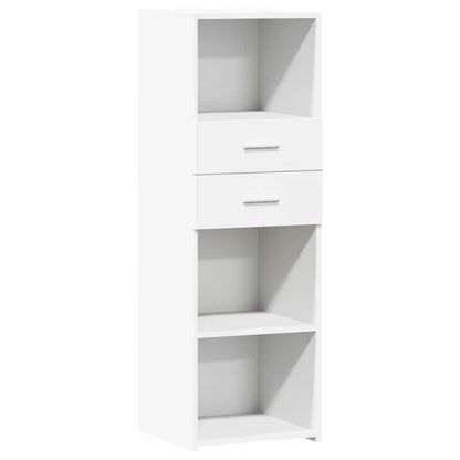 vidaXL Highboard White 40x42,5x124 cm Engineered Wood