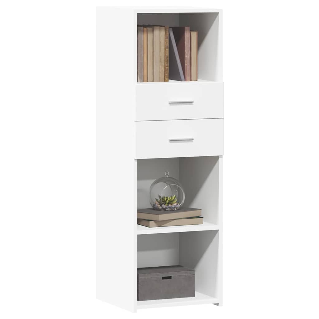 vidaXL Highboard White 40x42,5x124 cm Engineered Wood