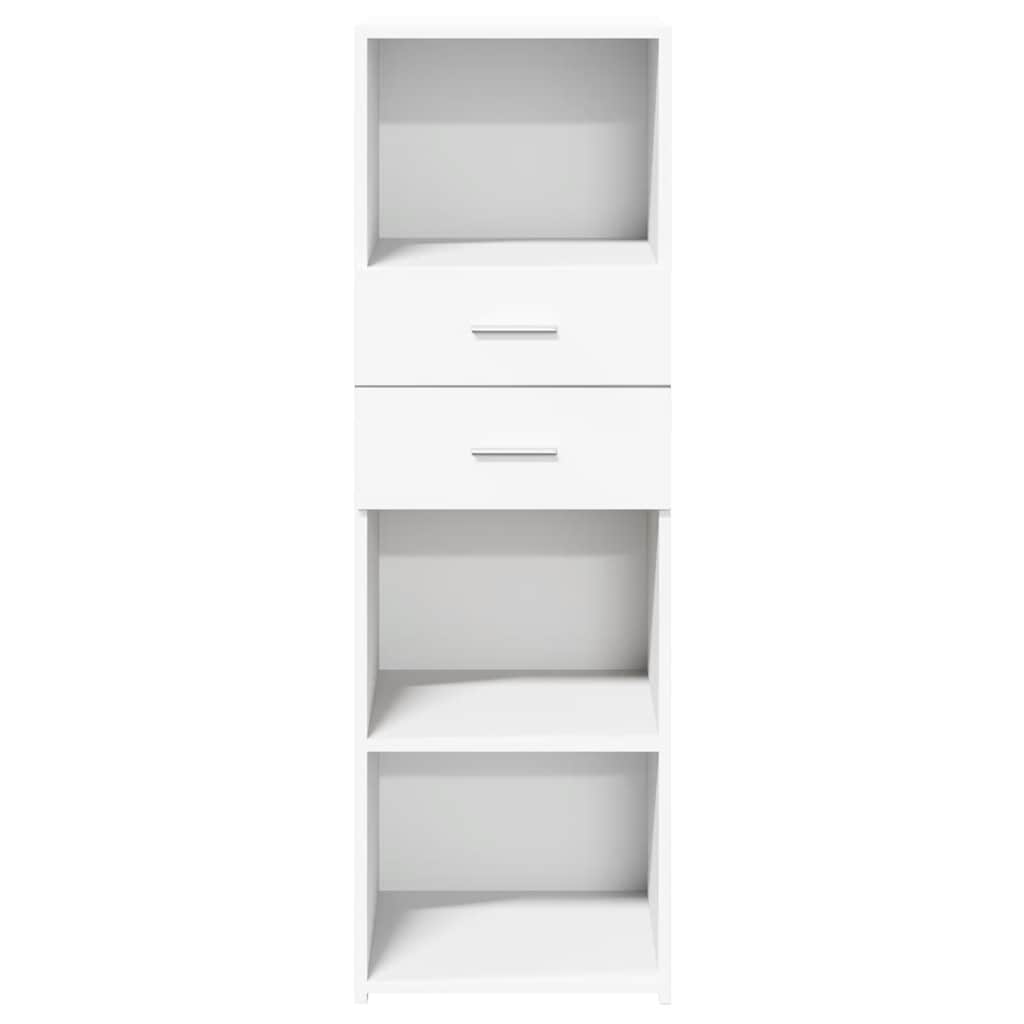 vidaXL Highboard White 40x42,5x124 cm Engineered Wood