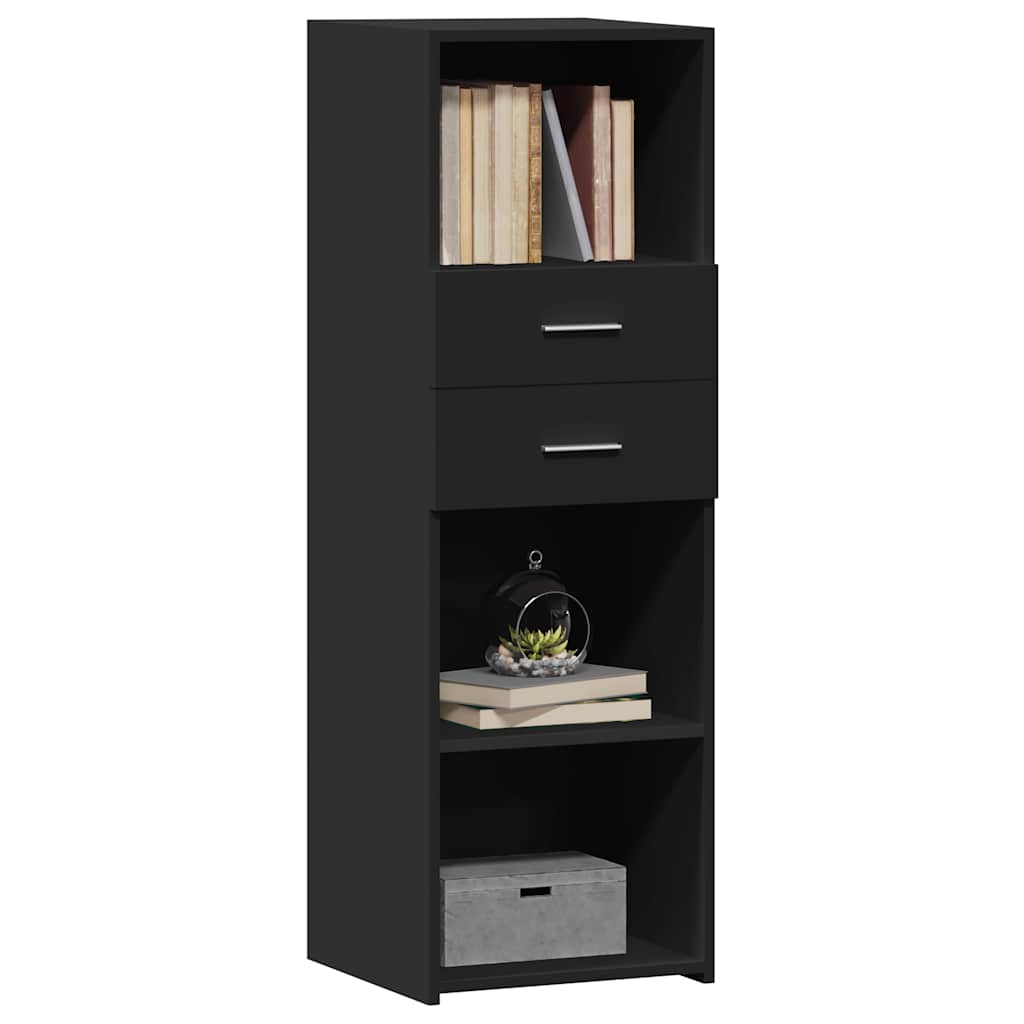 vidaXL Highboard Black 40x42,5x124 cm Engineered Wood