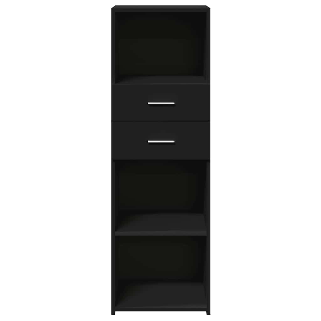vidaXL Highboard Black 40x42,5x124 cm Engineered Wood