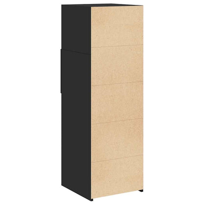 vidaXL Highboard Black 40x42,5x124 cm Engineered Wood