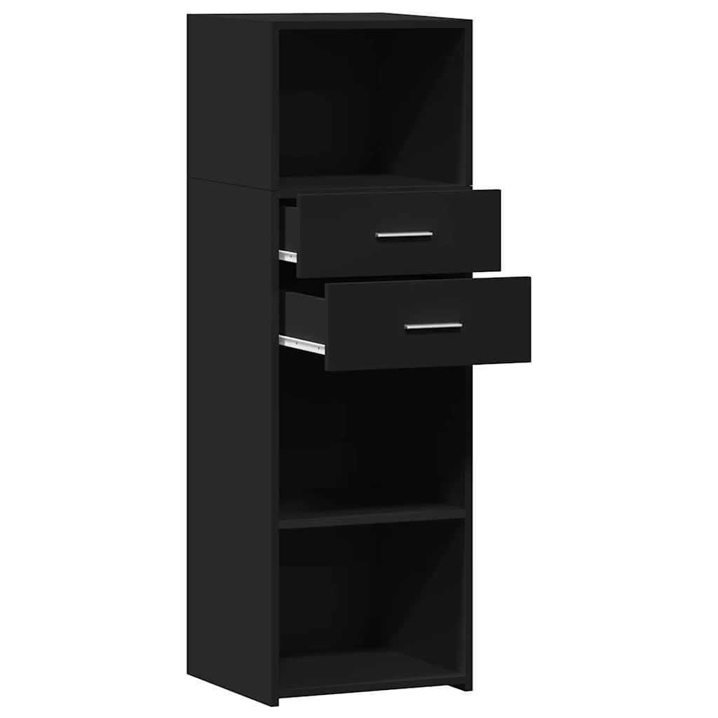 vidaXL Highboard Black 40x42,5x124 cm Engineered Wood