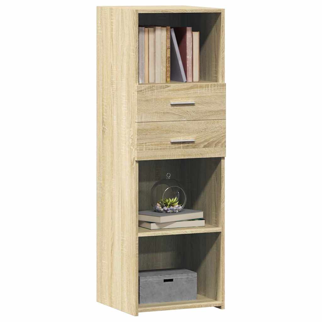 vidaXL Highboard Sonoma Oak 40x42,5x124 cm Engineered Wood