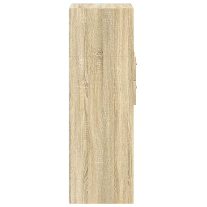 vidaXL Highboard Sonoma Oak 40x42.5x124 cm Engineered Wood