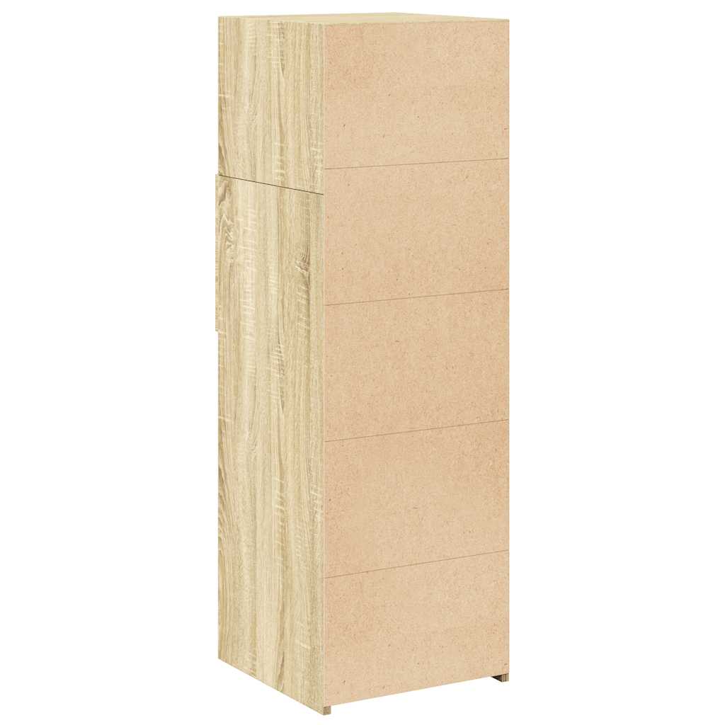 vidaXL Highboard Sonoma Oak 40x42,5x124 cm Engineered Wood
