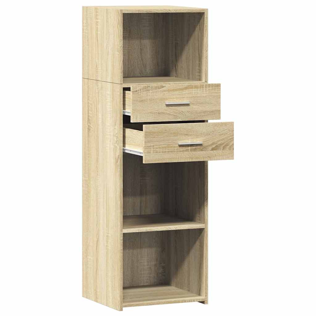 vidaXL Highboard Sonoma Oak 40x42,5x124 cm Engineered Wood