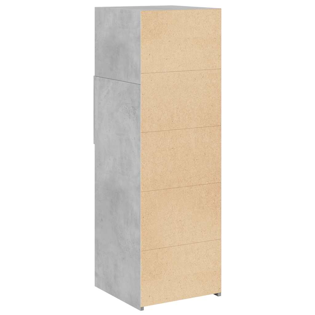 vidaXL Highboard Concrete Grey 40x42,5x124 cm Engineered Wood