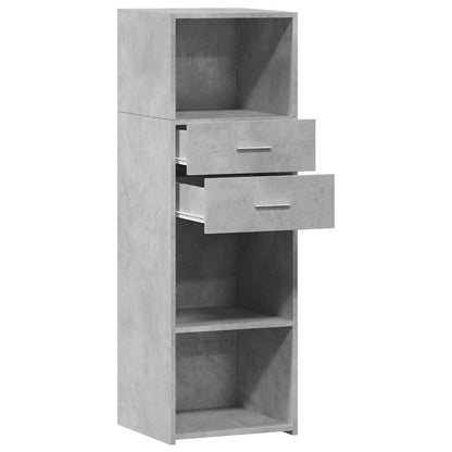 vidaXL Highboard Concrete Grey 40x42,5x124 cm Engineered Wood