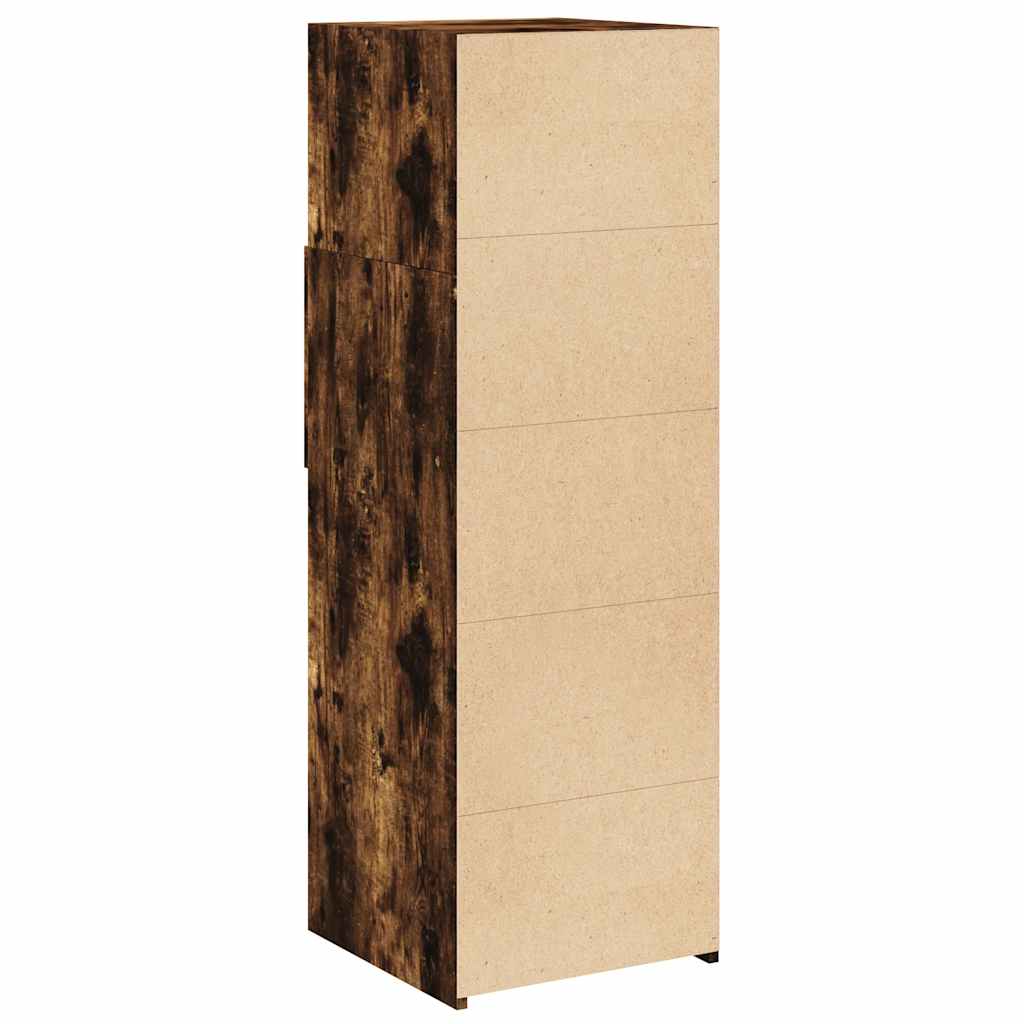vidaXL Highboard Smoked Oak 40x42,5x124 cm Engineered Wood