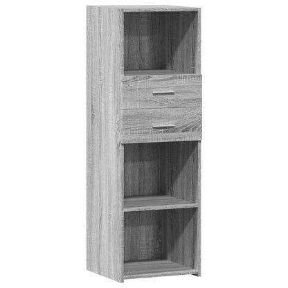 vidaXL Highboard Grey Sonoma 40x42,5x124 cm Engineered Wood