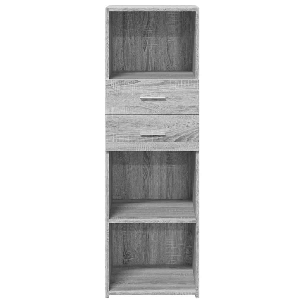 vidaXL Highboard Grey Sonoma 40x42,5x124 cm Engineered Wood