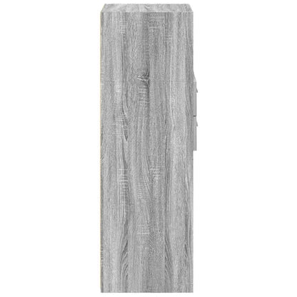 vidaXL Highboard Grey Sonoma 40x42,5x124 cm Engineered Wood