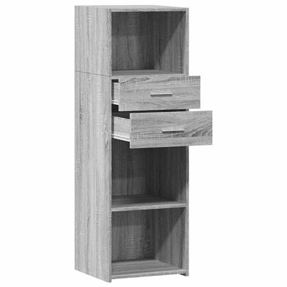 vidaXL Highboard Grey Sonoma 40x42,5x124 cm Engineered Wood