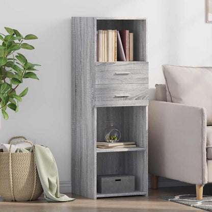 vidaXL Highboard Grey Sonoma 40x42,5x124 cm Engineered Wood