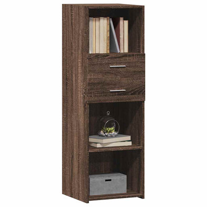 vidaXL Highboard Brown Oak 40x42,5x124 cm Engineered Wood