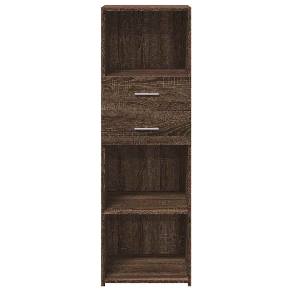 vidaXL Highboard Brown Oak 40x42,5x124 cm Engineered Wood