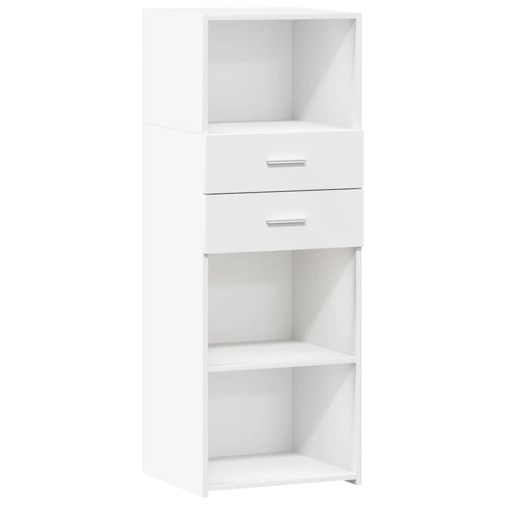vidaXL Highboard White 45x42,5x124 cm Engineered Wood
