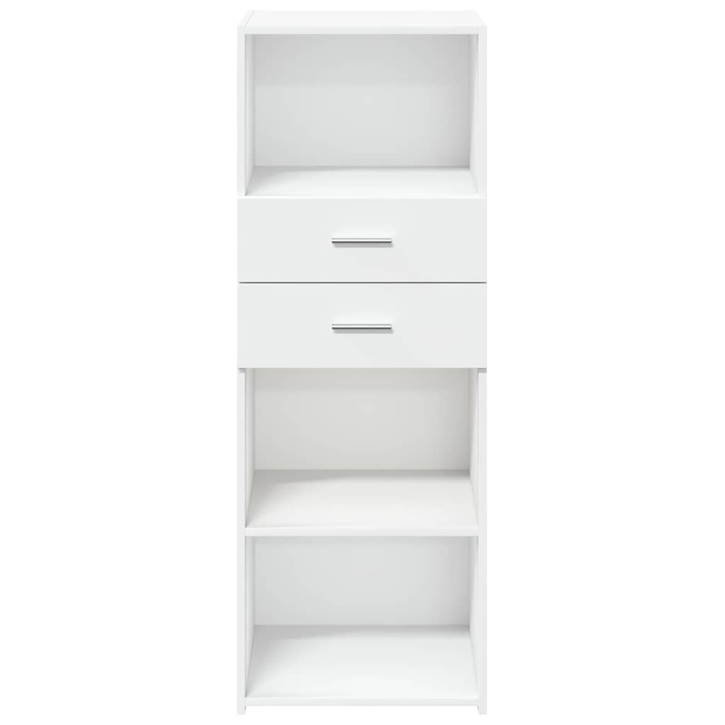 vidaXL Highboard White 45x42,5x124 cm Engineered Wood