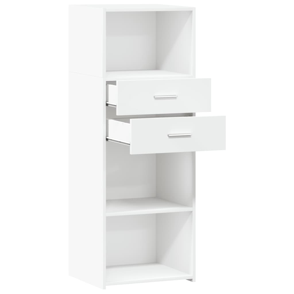 vidaXL Highboard White 45x42.5x124 cm Engineered Wood