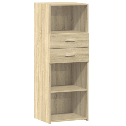 vidaXL Highboard Sonoma Oak 45x42,5x124 cm Engineered Wood