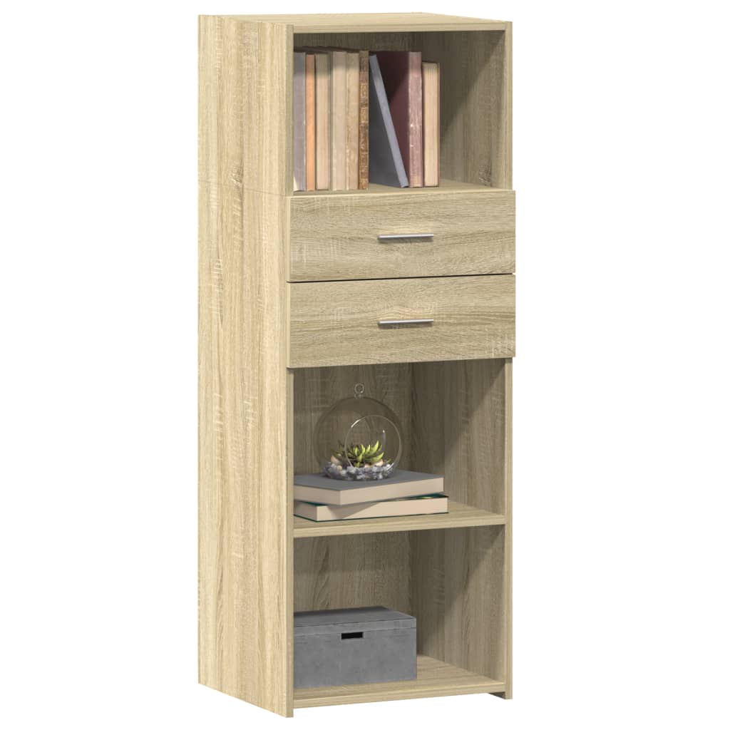 vidaXL Highboard Sonoma Oak 45x42,5x124 cm Engineered Wood