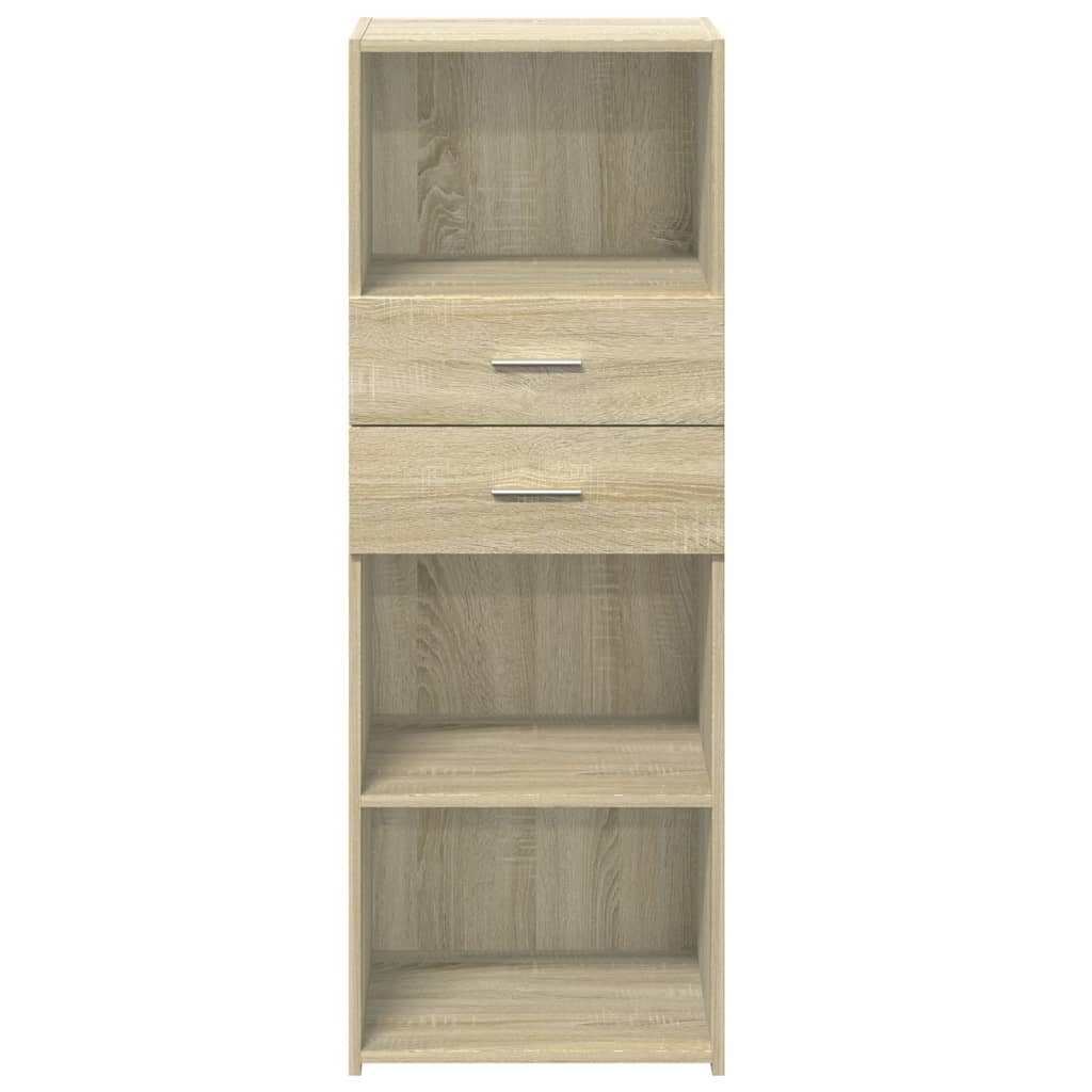 vidaXL Highboard Sonoma Oak 45x42,5x124 cm Engineered Wood